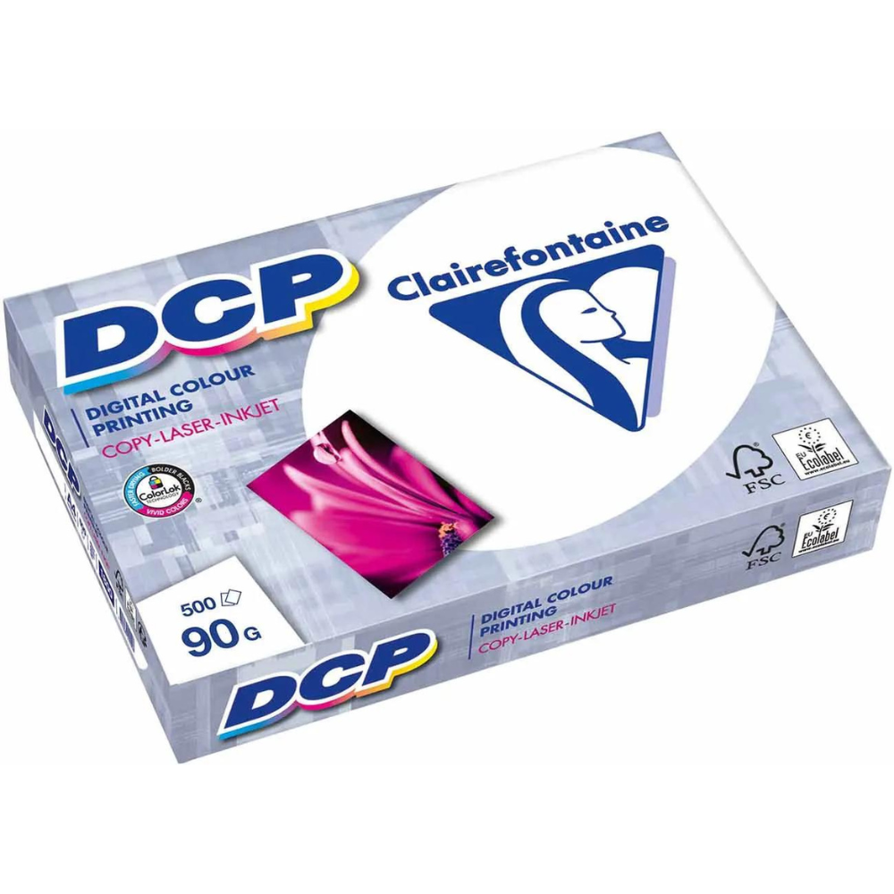 500 Blatt Clairefontaine DCP glossy, DIN A4, Paper 90 g/m²