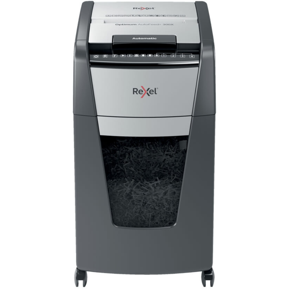 Rexel Aktenvernichter AUTOFEED 300 Blatt P4 schwarz