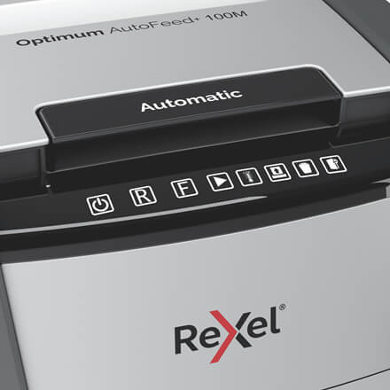 Rexel Aktenvernichter AUTOFEED 100 Blatt P4 schwarz