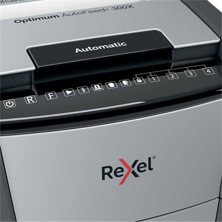 Rexel Aktenvernichter AUTOFEED 300 Blatt P4 schwarz