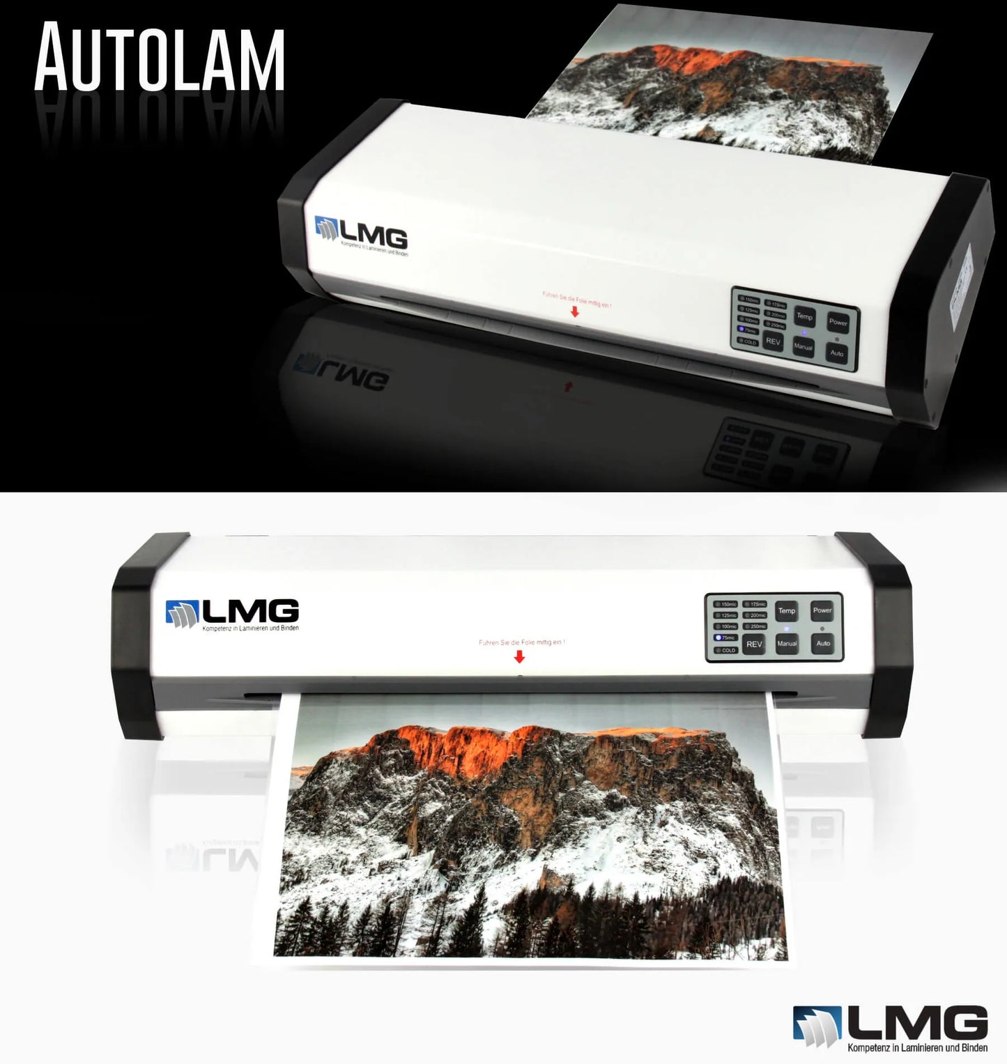 LMG AUTOLAM A3 - Vollautomatisches Laminiergerät mit einer Arbeitsbreite von 350 mm
