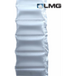 LMG Luftkissenfolie, 200x100mm, 300 m lang, Luftpolsterfolie für Luftpolstermaschinen, 2700 Kissen