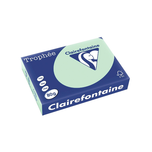 Clairefontaine Trophée 1975C, A4, 80 g/m² - Hellgrün