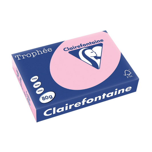 Clairefontaine Trophée 1973C, A4, 80 g/m² - Rosa