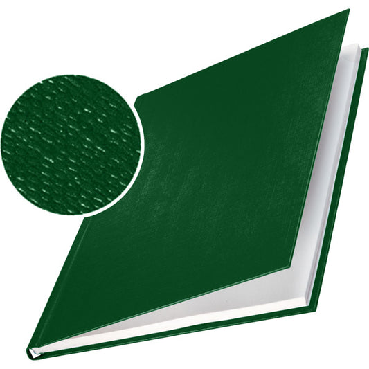 10 Buchbindemappen Hard Cover, 10-35 Blätter 80g/m² A4 3,5 mm, Grün
