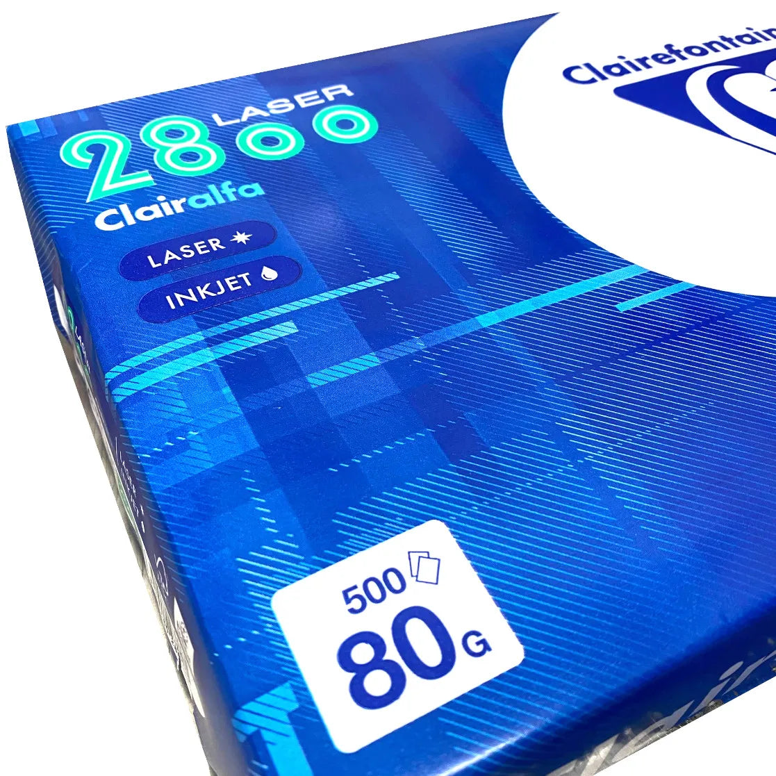2500 Blatt Kopierpapier für Laserdrucker und Clairefontaine 2800 DIN A4 80g/m² hochweiss